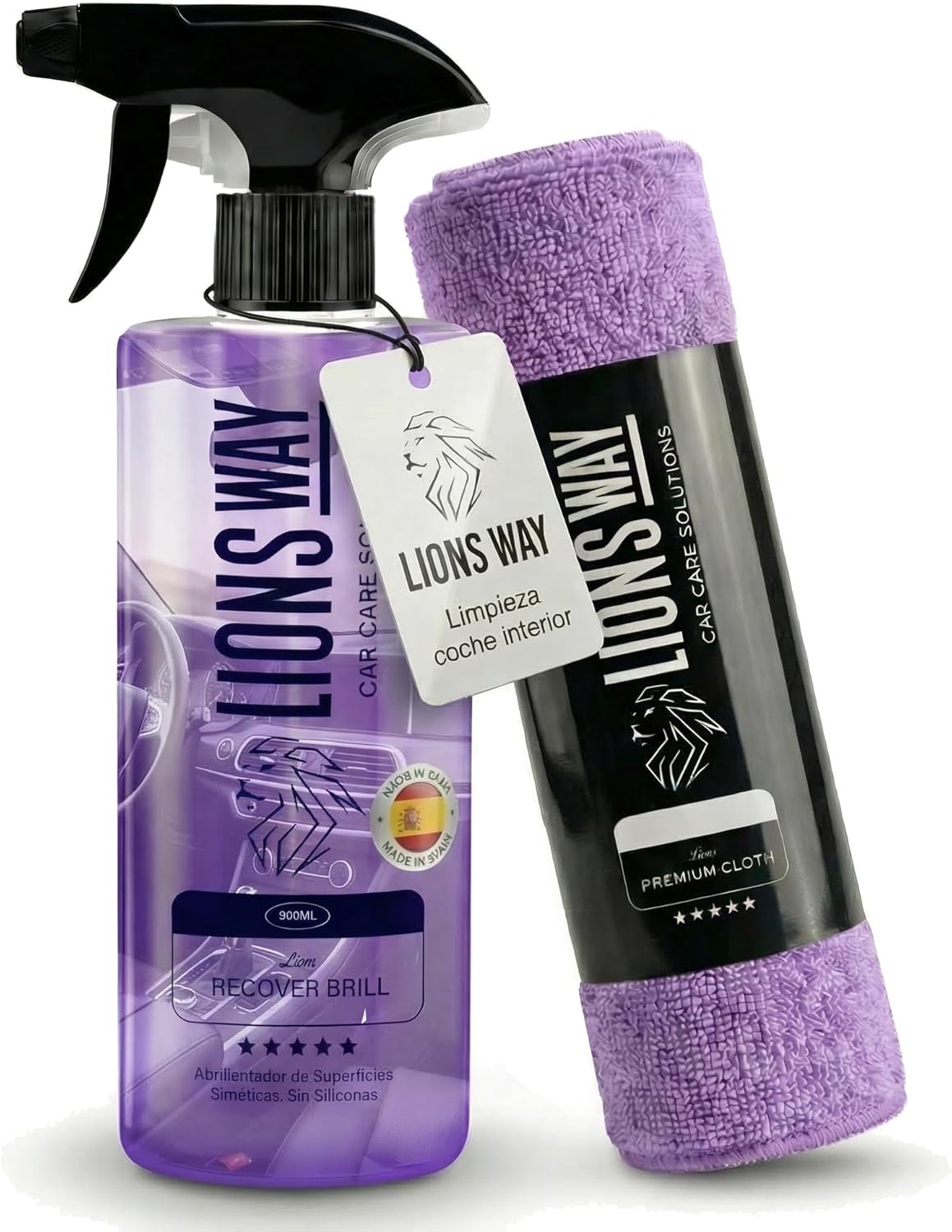 Nettoyant tableau de bord 500ml éliminant reflets et poussière