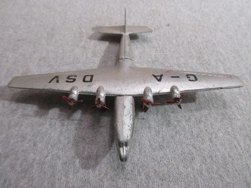 vintage diecast Dinky Toys Armstrong Whitworth made in England prop airplane