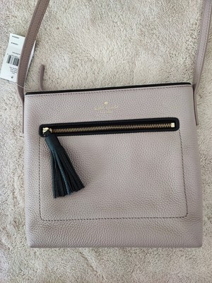 Kate Spade Chester Street Crossbody Beige & Black Tasche Umhängetasche Neu