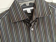 Banana Republic Cotton Striped Dress Shirt Men's 15 15 1/2 L/S Button Front