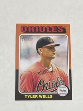 2024 Topps Heritage Mini Baseball #480 - Tyler Wells - Baltimore Orioles
