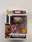Funko Pop! Marvel: Miles Morales Iron Spider #1448 Chase Figure +PROTECTOR J2