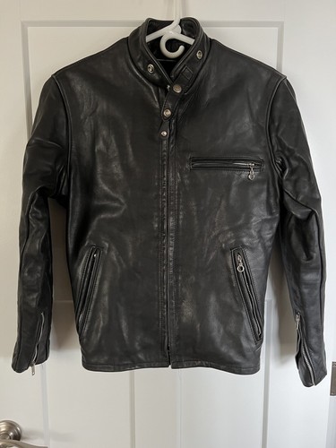 【レア】schott 641xxh G・M geronimo / [schott] #7417 641XXH HORES HIDE CAFE RACER