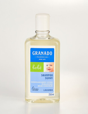 Granado - Bebe - Shampoo Suave Lavanda 250Ml - Lavender Gentle Shampoo 8.45FlOz