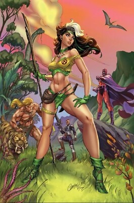  [FREE TRADE] Rogue Savage Land Scott Campbell 1:100 Virgin  