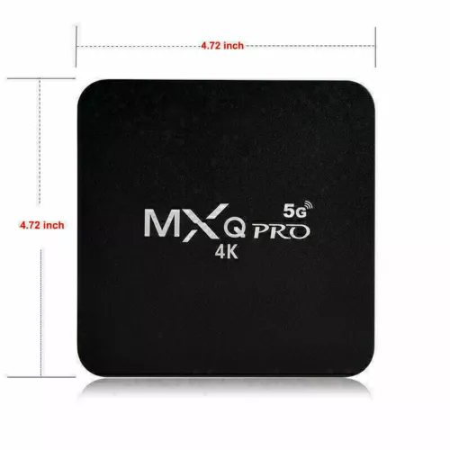 Smart TV Box Android 11.0 WIFI 6 Quad Core 4K UHD Media Stream Player MXQ PRO - Picture 5 of 12