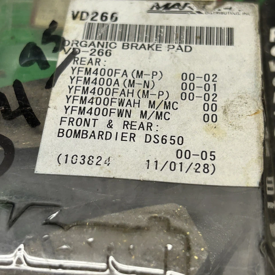 PASTILLAS DE FRENO SEMIMETÁLICAS VESRAH VESRAH VD-266 VD-266 DS650 330 Foto 4 de 4