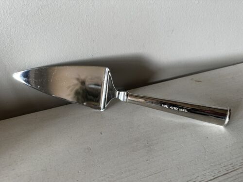 Kate Spade Lenox Mr & Mrs Wedding Cake Silver Server Knife ONLY No Box - 第 1/5 張圖片