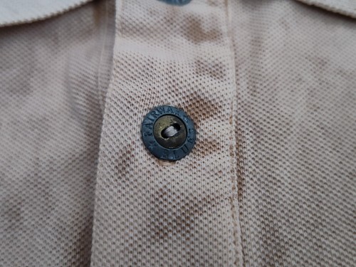 Vtg Universal Studios Islands of Adventure Orlando Mens S Polo Shirt Beige USA - Picture 7 of 16
