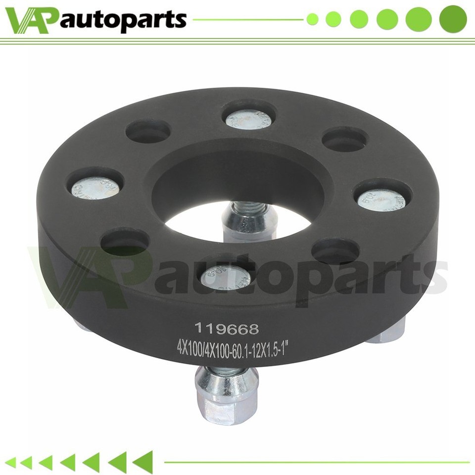 4Pcs 1" Wheel Spacers 4x100 Fits 19922005 Honda Civic 20042020 Toyota