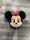 Disney Minnie Mouse 10" Plush Smiling Face Emoji Pillow Two Sided Face — photo 1