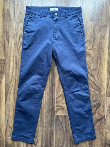 Spoke “Sharps” Chinos Slim / Straight “Build A” W31 L31 Navy BNWOT RRP £120 - Picture 8 of 20