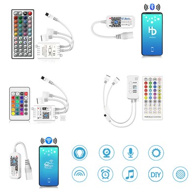 WIFI Bluetooth Musik Controller Remote Fernbedienung für 12V 24V RGB LED Stripe