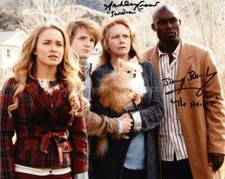 ASHLEY CROW & JIMMY JEAN-LOUIS - Heroes GENUINE SIGNED AUTOGRAPHS