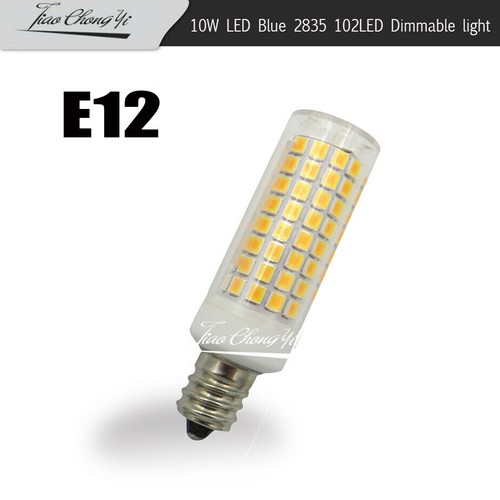 G9 E12 E14 E17 BA15D 10W LED Bulb 102LED 2835 110V 220V Ceramic Light dimmable - Picture 10 of 13