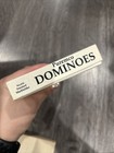 Dominoes Marblelike Standard No 616 White Vintage  Very Clean — photo 3