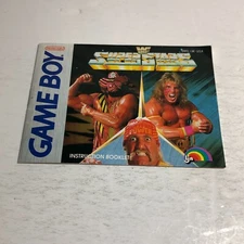 WWF Super Stars Instruction Booklet (Game Boy, GB) Gameboy Manual