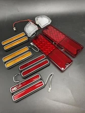 1967-1972 Chevy GMC Truck LED Lens Assembly Tail Light Back up Side Market 8 PCS