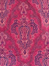 Mill Creek Raymond Waites Charlemagne Fabric BTY Burgundy Upholstery Home Decor