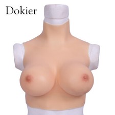 Dokier Silicone Breast Forms Fake Boobs Breast Plate Enhancer For Crossdresser
