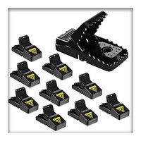 Mausefalle, Profi MäUsefalle Schlagfalle Rattenfalle, Wiederverwendbar, Maus