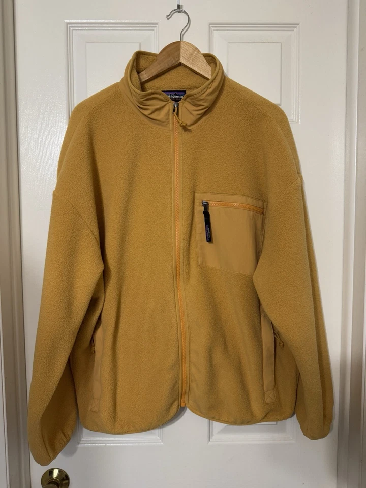 Chaqueta Patagonia Para Mujer XL Synchilla Polar Cremallera Completa Mango Seco NUEVA Foto 2 de 4