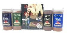 Seasoning Sampler Pack of 4 Bull Shit Special Shit Good Shit Aw Shit 46oz
