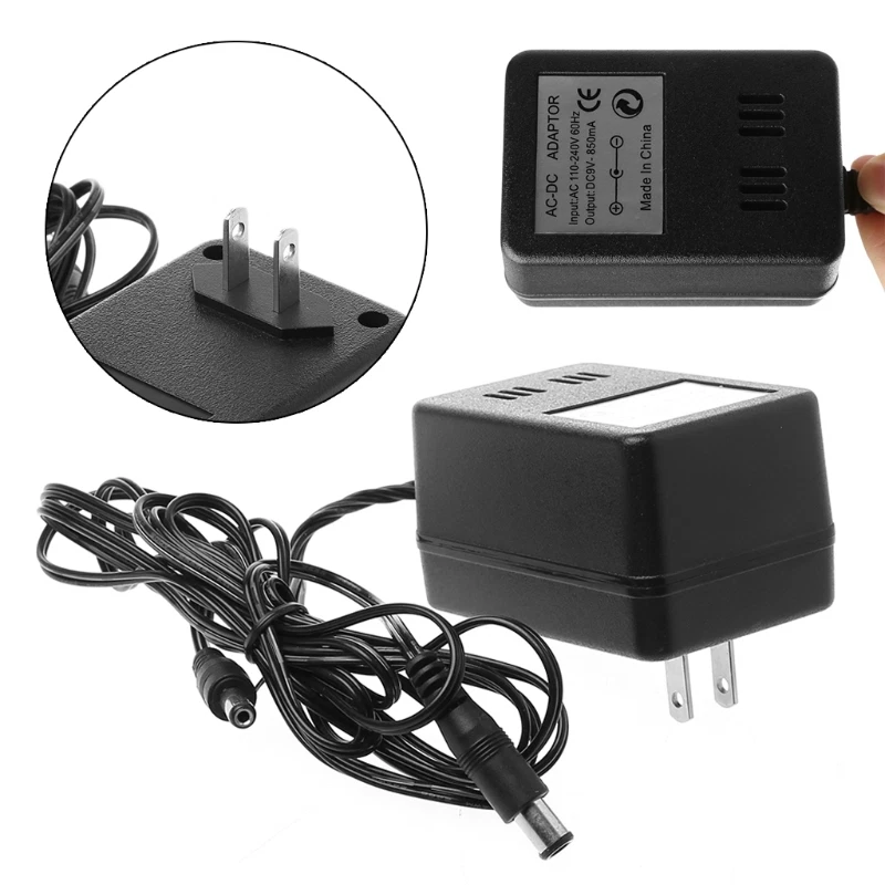 US Plug AC Power Charger Adapter Cable For NES Super Nintendo SNES Sega Genesis - Image 2 of 4