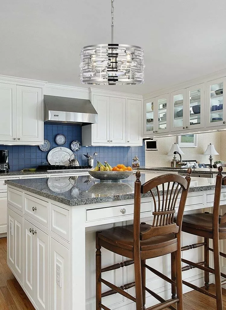 Chrome dining sale room light fixtures