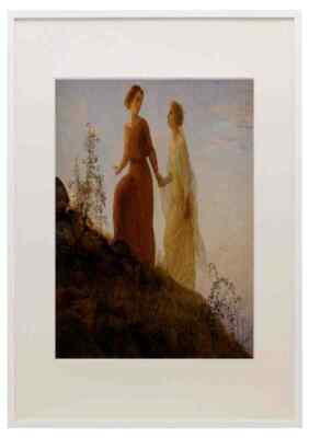 Janmot Louis Le Poeme De L Ame 14 Sur La Montagne A3 A4 gerahmter Druck Bild