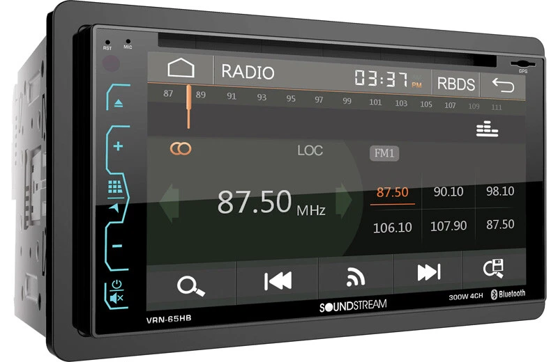 SOUNDSTREAM VRN-65HB DOUBLE-DIN APTIX GPS BLUETOOTH DVD АВТОМОБИЛЬНАЯ СТЕРЕОСИСТЕМА 6,2» МОНИТОР - Изображение 2 из 4