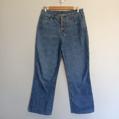 Vintage Retro Target Mom Jeans Size 14 Short Blue Denim Pants