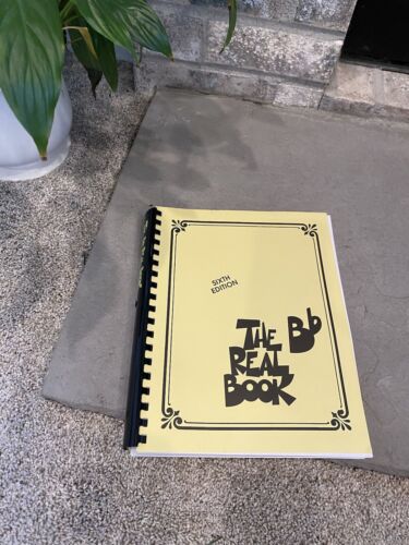 The Bb Real Book B-flat Sixth Edition Hal Leonard 6th BFlat -MINT!