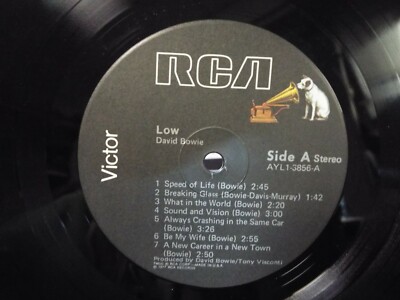 DAVID BOWIE LOW BLACK LABEL LP VINYL ALBUM | eBay