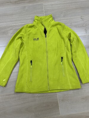 Jack Wolfskin Fleece Jacket Men L full Zip Outdoor Casual