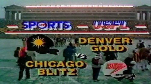 1983 USFL Regular Season DVD Denver Gold at Chicago Blitz GEORGE ALLEN Free Ship - Foto 2 di 4