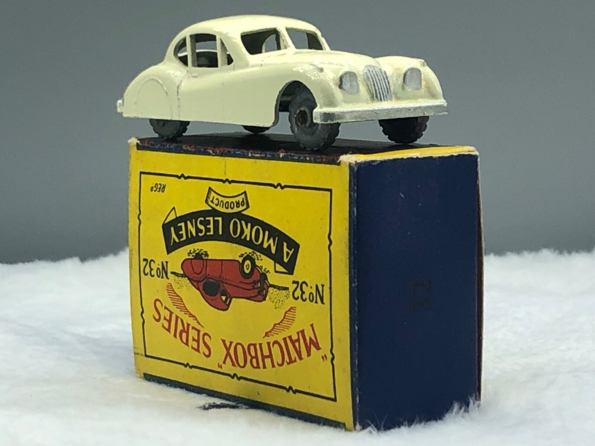Matchbox Lesney No.32A Jaguar XK 120 Coupe 1957,G.P.W,N,Mint boxed