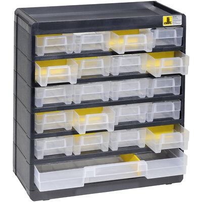 Allit 458090 Varioplus Basic 32 Storage Basket 300x335x135mm Black/Yellow