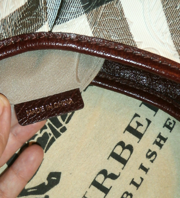 BURBERRY Prorsum ~ Embossed Nova Check Brooklyn Hobo Bag
