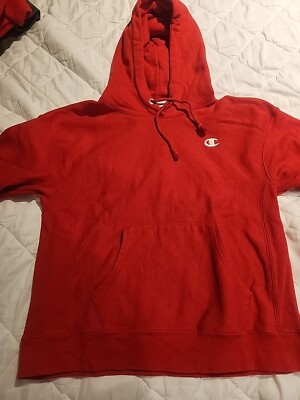 Champion reverse weave hoodie Medium Cotton Blend Red Woman's Kids