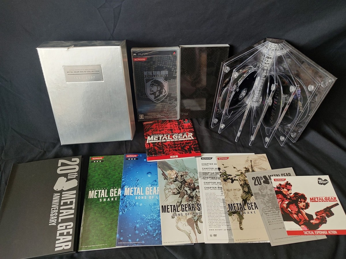 PS2 L GEAR SOLID COLLECTION 20周年記念 Uncomplete, METAL GEAR SOLID Collection Sony Playstation 2
