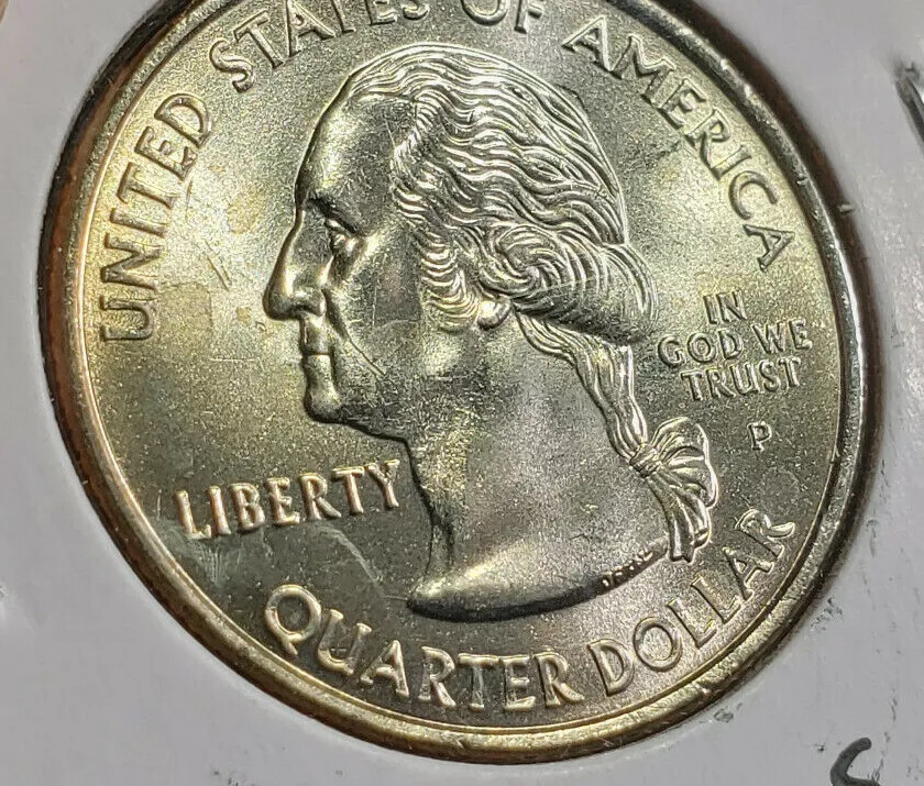 2003 P Missouri quarter *strike through Lamination Error* ? MS Uncirculated - Image 2 of 4