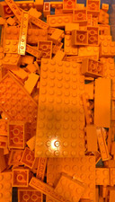 Lego Bricks Color: Orange 1/2 Lb. Asstd. Standard Bricks Volume Pricing 2
