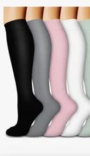 COOLOVER Copper Compression Socks for Women and Men(4 Pairs)-Best Support for...