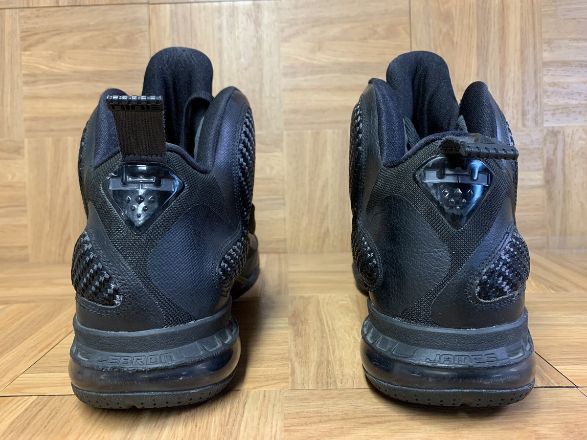 RARE? Nike Air LeBron 9 IX Blackout Anthracite Sz 10 469764  display picture 2