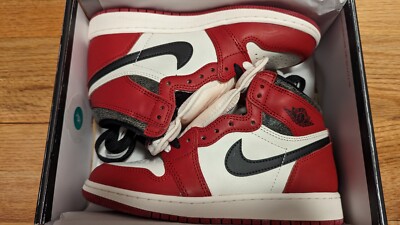 Air Jordan 1 Retro High OG Chicago Lost & Found (GS) FD1437-612 Sz