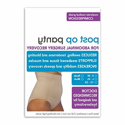 Post Op Panty Compression Hysterectomy and Myomectomy Recovery Black