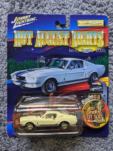 MOC JOHNNY LIGHTNING 2005 EXCLUSIVE RENO '67 SHELBY GT500 HOT AUGUST NIGHT /5000