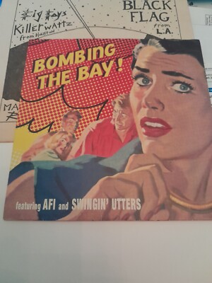 AFI VALUES HERE PUNK ROCK 45 7'' CLEAN SESSIONS LABEL SWINGIN UTTERS VINYL