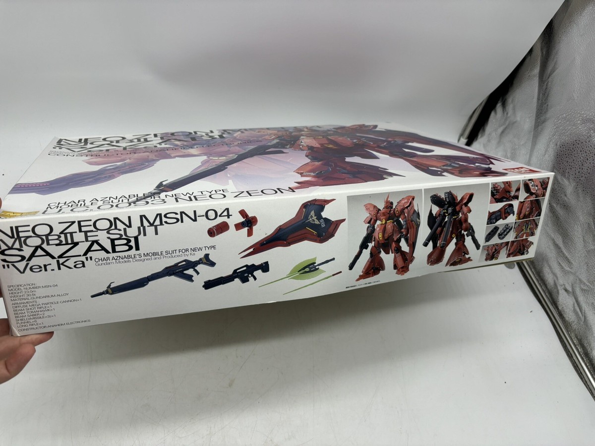模型製作用品 MSN-04SAZABI Amazon.com: Bandai Hobby - MG 1/100 MSN-04 Sazabi Version Ka